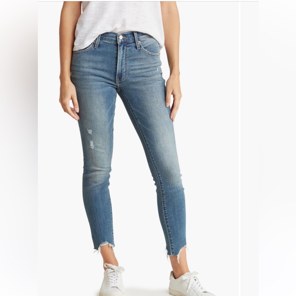 Women’s Lucky Brand Bridgette Distressed‎ High Waist Skinny Jeans
